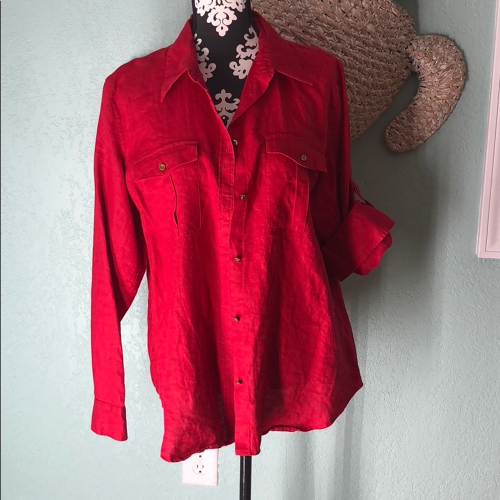 Ralph Lauren linen top